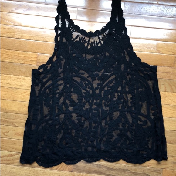 Capri Black Lace Tank XL - Picture 5 of 7